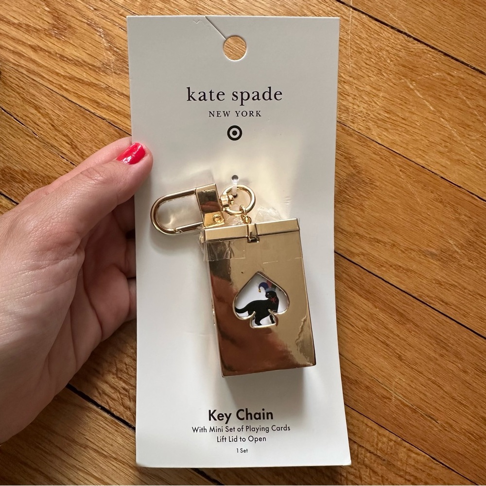Kate Spade x Target Mini Deck of Playing Cards bag charm keychain